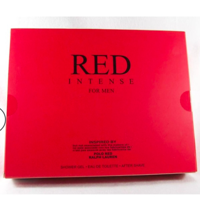 Red Intense 3 piece set