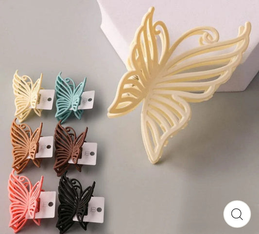 LINEAR BUTTERFLY HAIR JAW CLIP