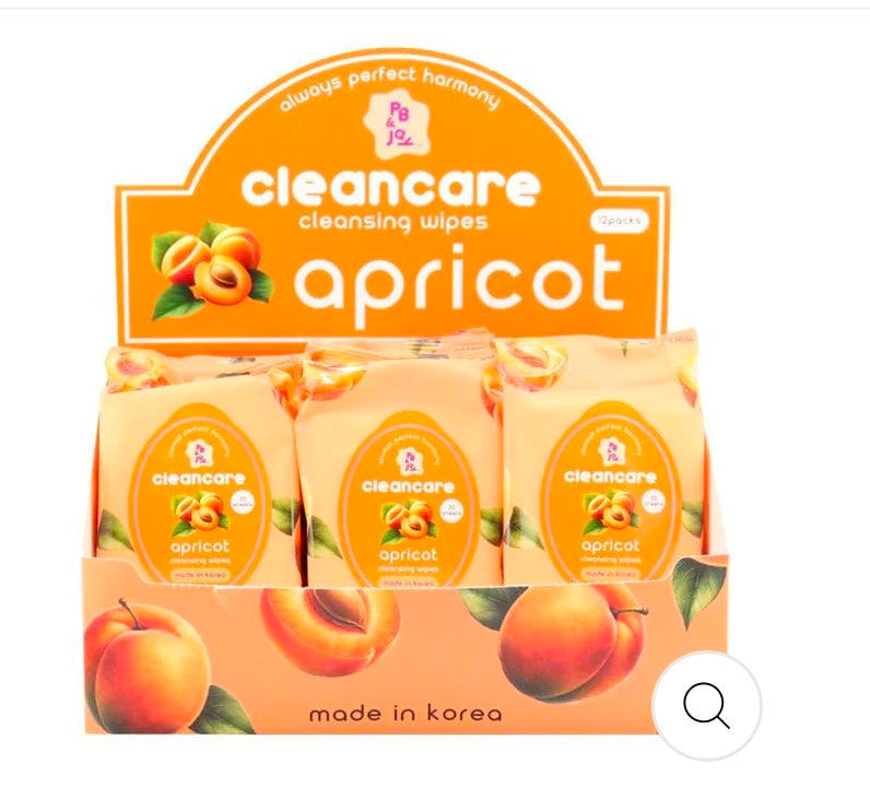 CLEANCARE CLEANSING WIPES APRICOT