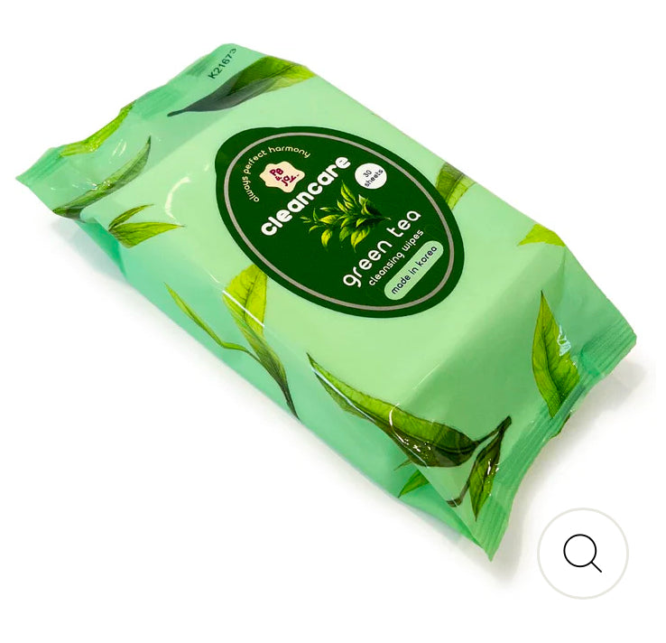 PB & JAY CLEANCARE CLEANSING WIPES GREEN TEA